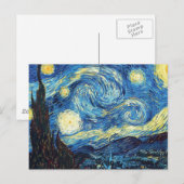 Carte Postale Nuit étoilée - Van Gogh (Devant / Derrière)