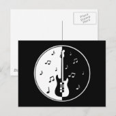 Carte Postale Nuit guitare (Devant / Derrière)