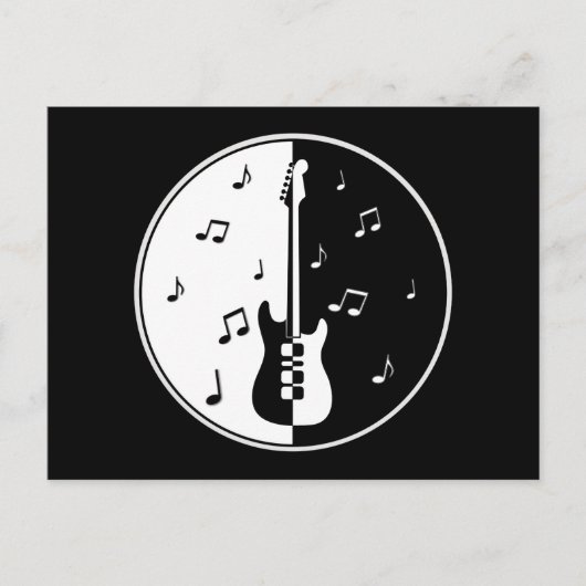 Carte Postale Nuit guitare (Devant)