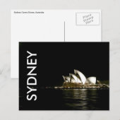 Carte Postale nuit lyrique de sydney (Devant / Derrière)
