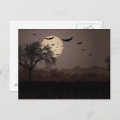 Carte Postale Nuit noire (Devant / Derrière)