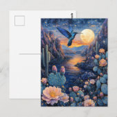 Carte Postale Nuit Pittoresque de Colibri Sud-Ouest (Devant / Derrière)