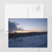 Carte Postale Nuit polaire (Devant / Derrière)