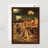 Carte Postale Nuit Sainte (Nativité) Par Altdorfer, Albrecht (Devant / Derrière)