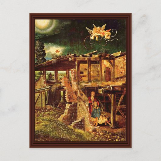 Carte Postale Nuit Sainte (Nativité) Par Altdorfer, Albrecht (Devant)