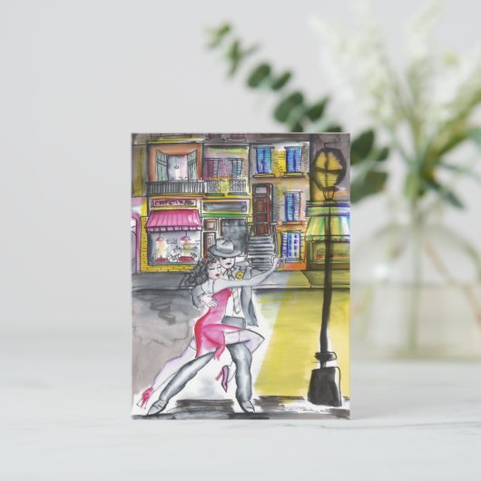 Carte Postale Nuit San Telmo - Tango (Debout devant)