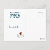 Carte Postale Nuit secrète magique spirituelle lune guérissez vi (Dos)