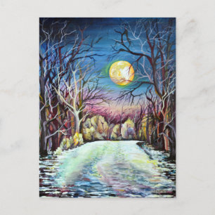 Carte Postale Nuit silencieuse en Suède