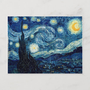 Carte Postale Nuit Starry Par Vincent Van Gogh
