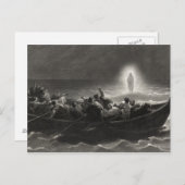 Carte postale "Nuit sur la mer de Galilée" (Devant / Derrière)