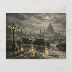 Carte Postale Nuit victorienne à Londres par BurnsInHell