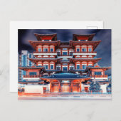 Carte Postale Nuitée à Singapour (Devant / Derrière)