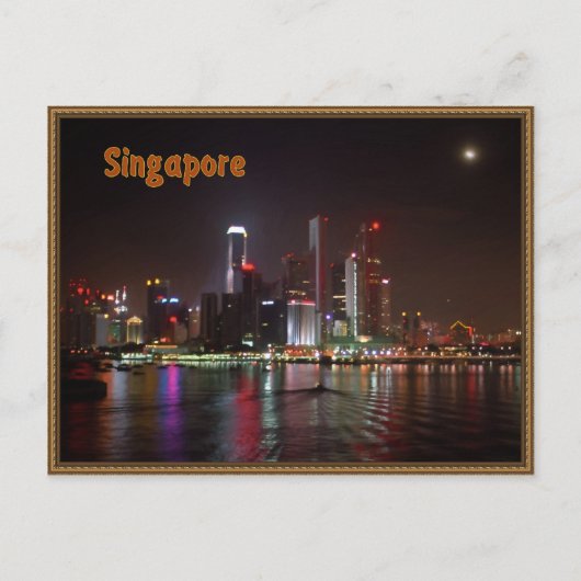 Carte Postale Nuitée à Singapour (Devant)