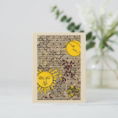 Carte Postale Nuits célestes Ascension Soleil Lune (Debout devant)