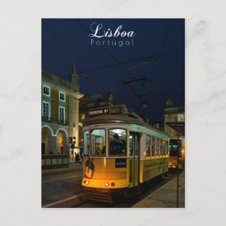 Carte Postale Nuits de Lisbonne - Art de Voyage