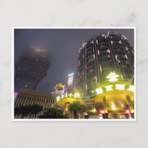 Carte Postale nuits du casino de macau
