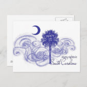 Carte Postale Nuits étoilées en Caroline du Sud (Devant / Derrière)