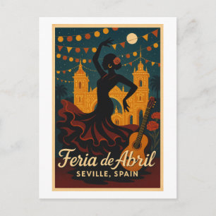 Carte Postale Nuits flamenco – Feria d'Avril, Séville