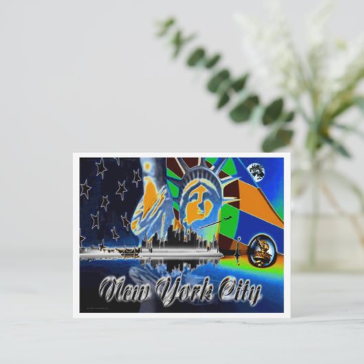 CARTE POSTALE "NUITS PLATINUM" (Debout devant)