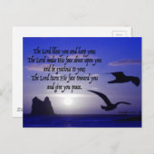 Carte Postale num 6:24-26 sur double bird blues (Devant / Derrière)