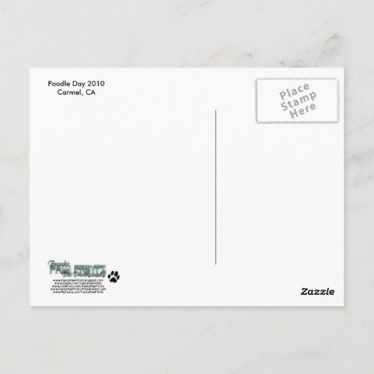 Carte Postale Numéro 1 (Dos)