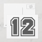 Carte Postale Numéro 12 (Devant / Derrière)