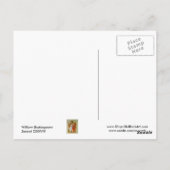 Carte Postale Numéro 138 de Sonnet par William Shakespeare (Dos)