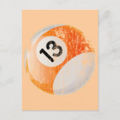 CARTE POSTALE NUMÉRO 13 BILLIARDS BALL - ÂGÉ ET ÉRODÉE (Devant)