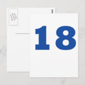 Carte Postale Numéro 18 ! (Devant / Derrière)