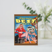 Carte Postale Numéro 25 Best Superhero Comic America (Debout devant)