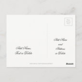 Carte Postale Numéro 25 Black Gold 25e Anniversaire (Dos)