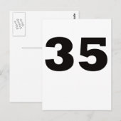 Carte Postale Numéro 35 ! (Devant / Derrière)
