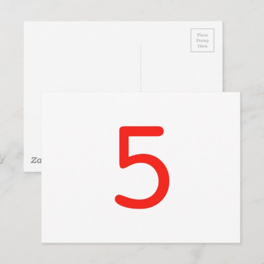 Carte Postale Numéro 5 (Devant / Derrière)