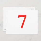 Carte Postale Numéro 7 (Devant / Derrière)