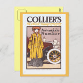 Carte Postale Numéro d'automobile Colliers 1903 (Devant / Derrière)