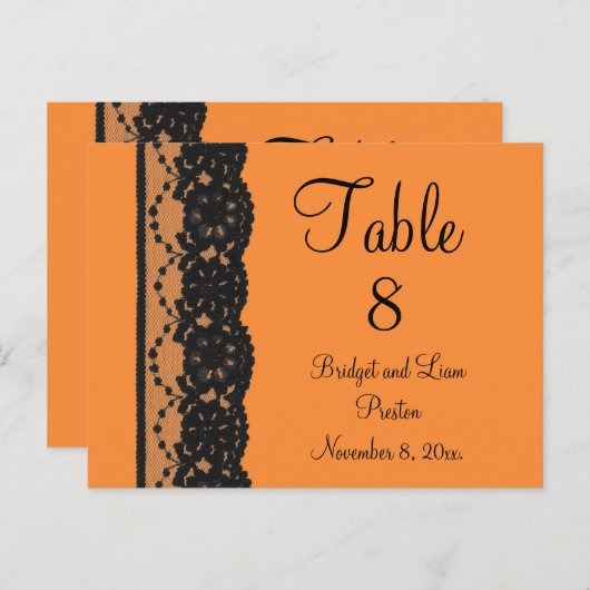 Carte postale Numéro de la table de dentelle franç (Devant / Derrière)