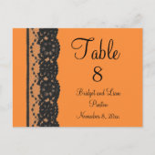 Carte postale Numéro de la table de dentelle franç (Devant)