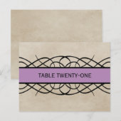 Carte postale Numéro de la table de la frontière d (Devant / Derrière)