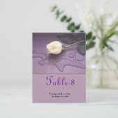 Carte postale Numéro de la table de Mariage Rose b (Debout devant)