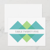 Carte postale Numéro de la table de triage géométr (Devant / Derrière)