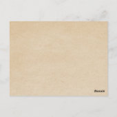 Carte postale Numéro de la table frontière Art déc (Dos)