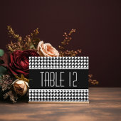 Carte Postale Numéro de la table mariage SIGNE HOUNDSTOOTH