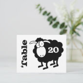 Carte postale Numéro de mouton noir (Debout devant)