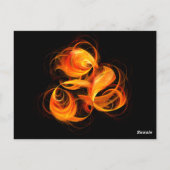 Carte postale Numéro de table de Fireball (Dos)