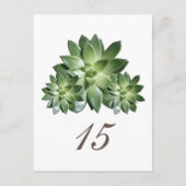 Carte postale Numéro de table de Mariage simple (Devant)