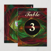 Carte postale Numéro de table des connexions dynam (Devant / Derrière)