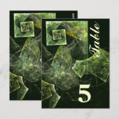 Carte postale Numéro de table du solde tordu (Devant / Derrière)