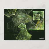 Carte postale Numéro de table du solde tordu (Dos)