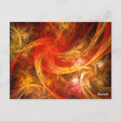 Carte postale Numéro de table Firestoro (Dos)