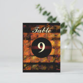 Carte postale Numéro de table murale (Debout devant)